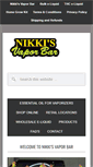 Mobile Screenshot of nikkisvaporbar.com